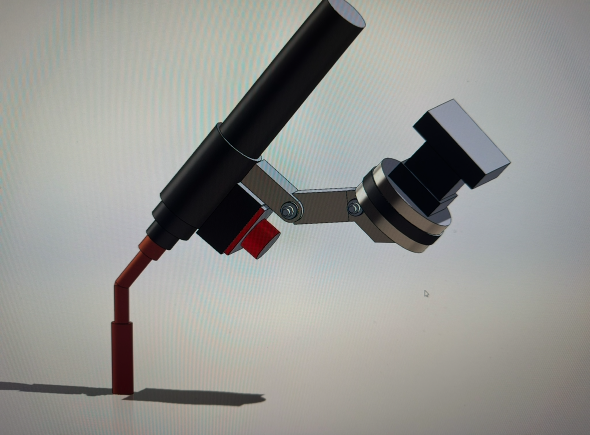 WAAM torch model and reference geometry for mounting design